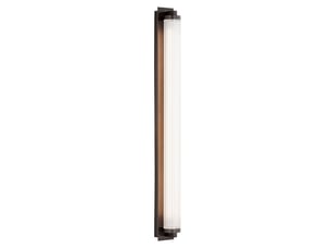 Argon hampton applique murale led intégrée hampton, finition titane brossé, 3000k