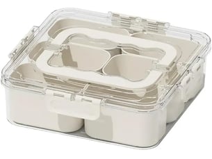 Plateau séparateur - boîte de rangement portable petit séparateur d'épices