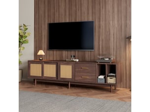 Meuble tv coloris marron  <strong></strong>  <strong></strong>