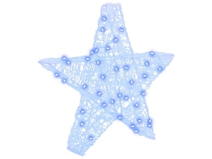 Étoile en 3d 50 led bleu 55 x 53,5 x 10 cm acrylique cf61919