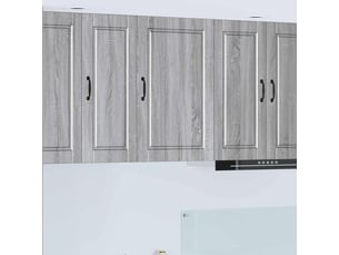 Meuble mural de cuisine, armoire de cuisine gris sonoma 50x31x80cm