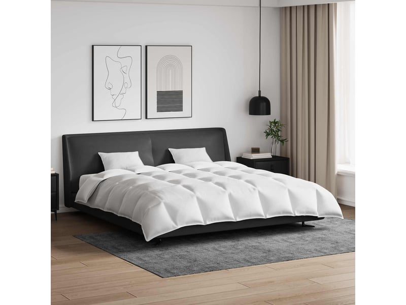  Ensemble de duvet avec oreiller 3 pièces - couette blanc plume de canard  - Conforama B