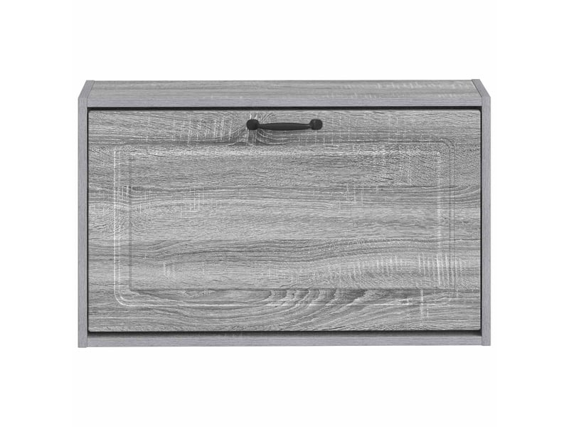  Meuble à chaussures mural, armoire à chaussures utrecht 71x17x43 cm sonoma gris  - Conforama D