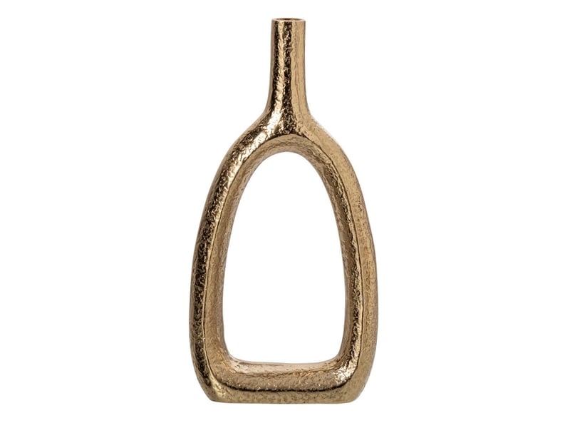  Vase soliflore en métal pia 49cm doré  - Conforama A