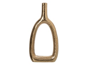 Vase soliflore en métal pia 49cm doré