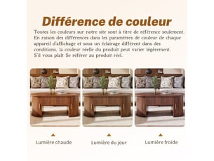 Table basse  coloris marron <strong></strong> <strong></strong>