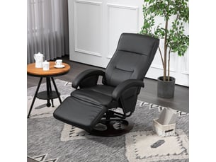 Fauteuil relax électrique  RAELUNYI Cuir / Tissu noir