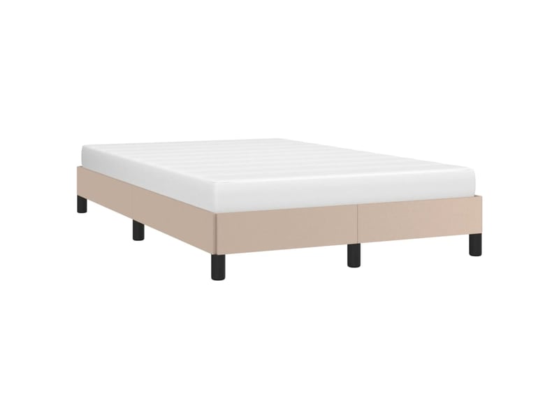  Lit double- lit adulte -  cadre de lit sans matelas cappuccino 120x190 cm similicuir  - Conforama C