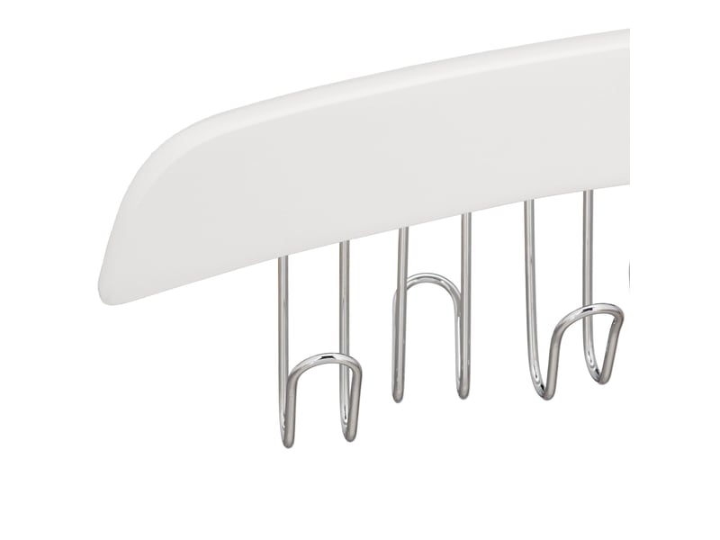  Porte-ceinture suspendu en bois 17,5 x 43 x 5,5 cm rangement optimal design épuré en bois blanc 13_0009035  - Conforama D