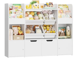 Bibliotheque coloris  blanc  G FORM  - 126 cm x 104 cm
