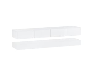Meuble tv coloris blanc 130 cm MEUBLIV