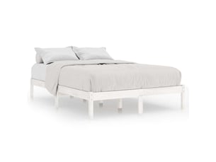 Lit 2 places 135x190 cm coloris blanc