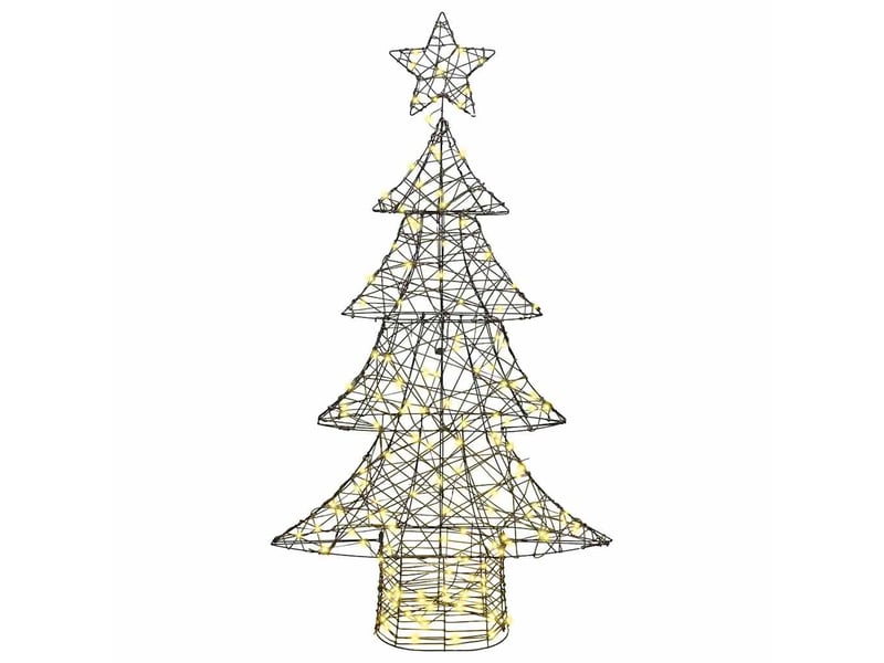  Sapin de noël, arbre de noël 160 led blanc chaud 150 cm rotin cf60949  - Conforama D