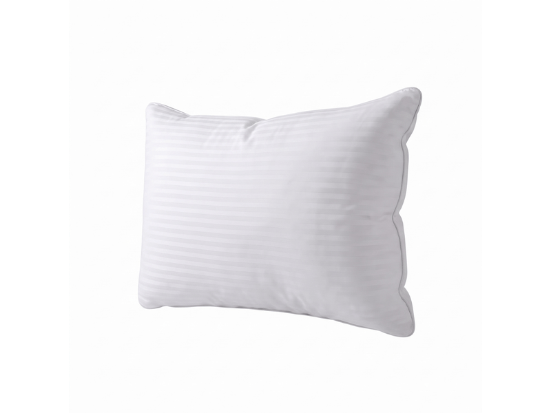  Oreiller hôtel 100% plume de canard déhoussable - 40 x 70 cm - housse jacquard - collection plume hôtel C07-ORP05 40/70 - Conforama A