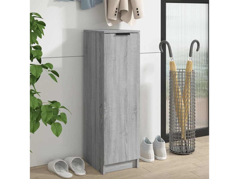  Meuble à chaussures, armoire à chaussures sonoma gris 30x35x100 cm bois d'ingénierie  - Conforama B