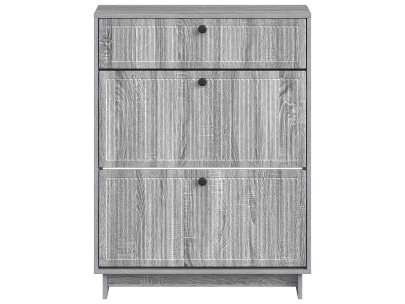  Meuble à chaussures, armoire à chaussures ede 78x24x103 cm bois d'ingénierie shl522  - Conforama D