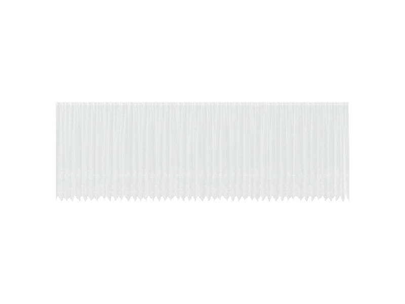 Rideau en dentelle, rideau ajouré, voilage blanc 200 x 1200 cm polyester cf43708 - Conforama A