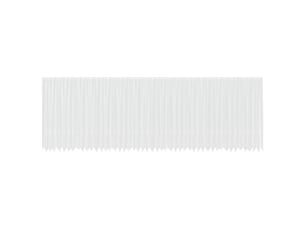 Rideau en dentelle, rideau ajouré, voilage blanc 200 x 1200 cm polyester cf43708