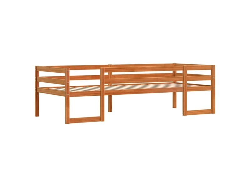 Cadre de lit pour enfants - lit jeune sans matelas  marron 80x200 cm  - Conforama C