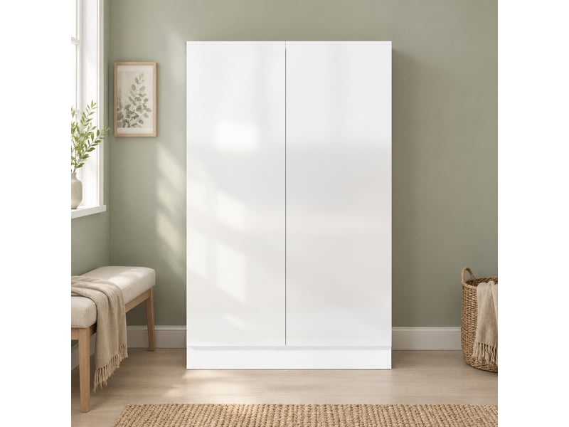  Meuble à chaussures à 5 niveaux avec étagères réglables pour entrée 72×34,5×103 cm blanc  - Conforama B