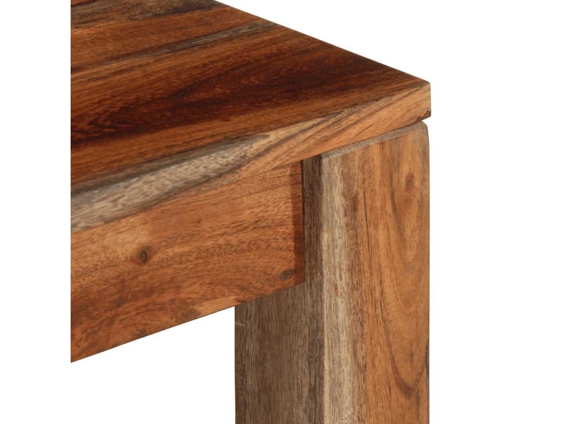  Banc d'entrée, banc d'intérieur 110 cm bois massif d'acacia  - Conforama E