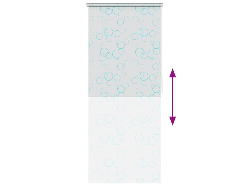  Store enrouleur, store roulant de douche 120x240 cm bulle cf47264  - Conforama E