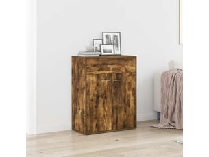 Buffet 2 porte(s)  1 tiroir(s) <strong></strong> <strong></strong> - 60 cm coloris marron 