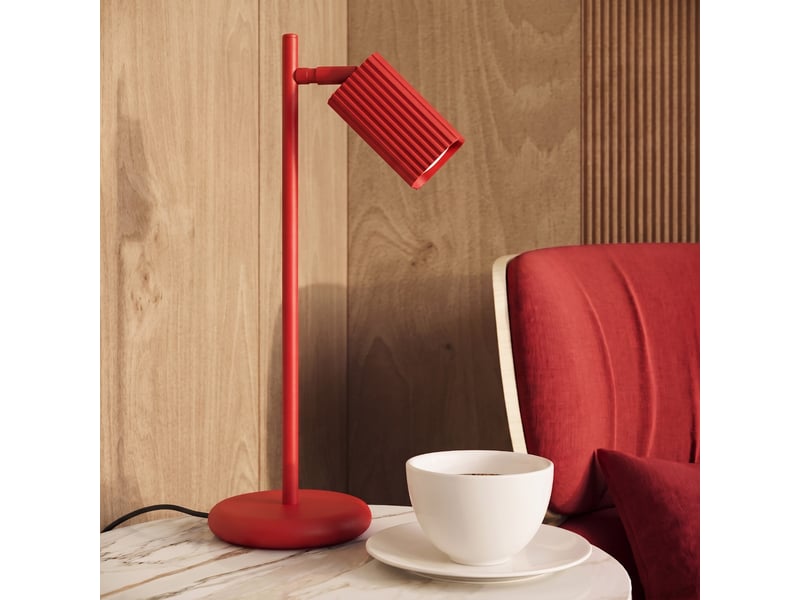  Plafonnier rayo 2 rouge aluminium moderne 16.5x30x6cm SL.3248 - Conforama D