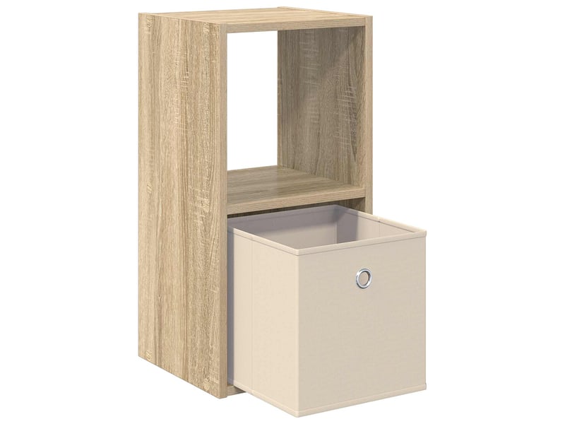  Table de chevet avec tiroir chêne sonoma 30,5 x 27 x 59,5 cm  - Conforama E