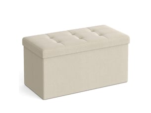 Pouf / repose pied <strong>SANS MARQUE</strong> <strong></strong> beige