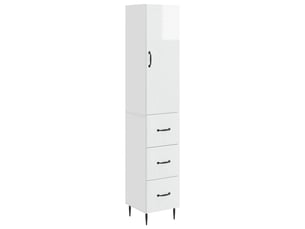 Armoire <strong></strong> <strong></strong> coloris blanc largeur 33 cm