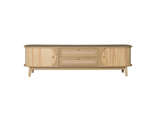 Meuble tv coloris naturel 170 cm