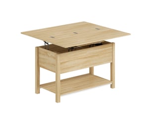 Table basse rectangulaire coloris naturel <strong></strong> <strong></strong> - 90 cmx100 cm