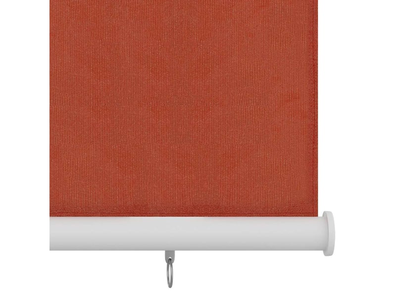  Store enrouleur, store roulant d'extérieur 225 (l) x 140 (h) cm couleur terre cuite hdpe cf47383  - Conforama C