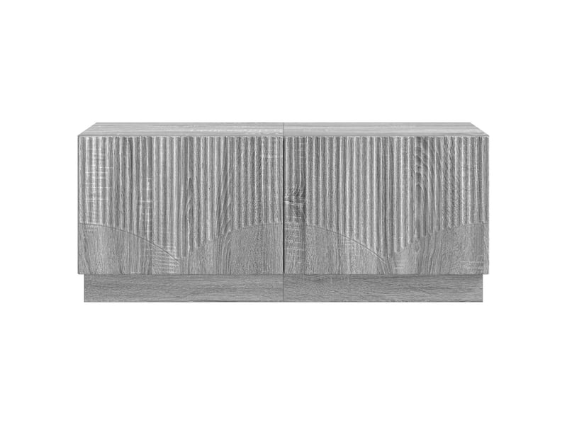  Meuble tv - banc tv - meuble de rangement sonoma gris bois d'ingénierie  - Conforama E