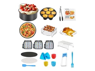 Accessoires friteuse à air avec moule 15pcs