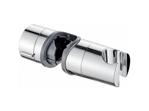 Ibergrif - support pommeau douche de salle de bain, clamp douchette réglable, chrome