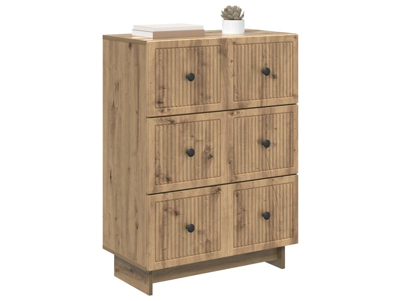  Armoire de rangement bureau, armoire à tiroirs 66 x 34,5 x 90 cm bois d'ingénierie shl565  - Conforama C