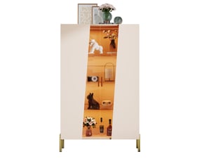 Vitrine coloris beige - x