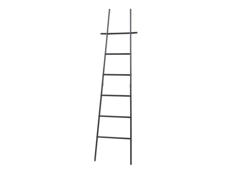  Étagère design intemporel salon chambre meuble de rangement échelle diamètreyer acier 170 x 45 x 2 cm noir 03_0011336  - Conforama A
