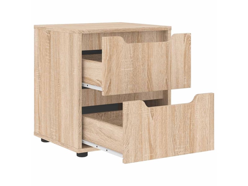  Table de chevet - cabinet de chevet - table de nuit visnes chêne sonoma 45x40x50 cm bois ingénierie  - Conforama D