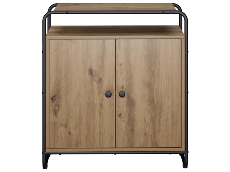  Buffet salon, buffet de rangement chêne artisanal 68x35x75 cm bois d'ingénierie shl56144  - Conforama D