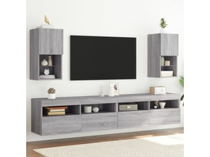 Meuble tv coloris gris <strong></strong> <strong></strong>