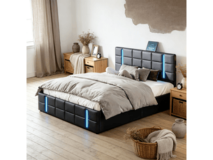 Lit coffre 160x200 cm    coloris noir