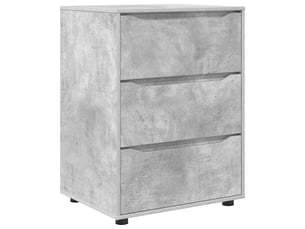 Commode 1 tiroir(s)    <strong></strong> <strong></strong> coloris gris largeur 60 cm