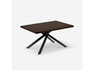 Table fixe en chêne et métal 200x100 blake - bois neutre