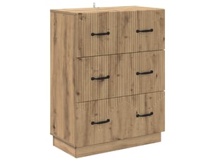 Armoire de rangement bureau, armoire à tiroirs 66 x 34,5 x 87 cm bois d'ingénierie shl3885
