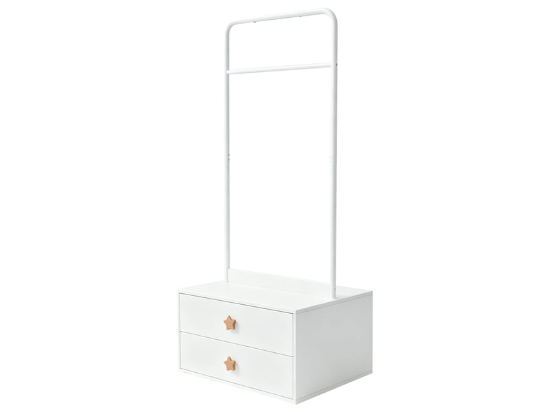 Portant à vêtements, 70x55x168 cm, blanc cao-N623P499141K-conf-NEW - Conforama D