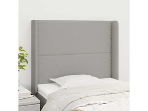 Tete de lit A poser largeur 103 cm <strong></strong> <strong></strong> argenté