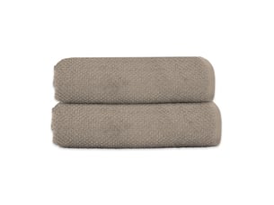 Lot 2 serviettes de bain 70x140 coton éponge
